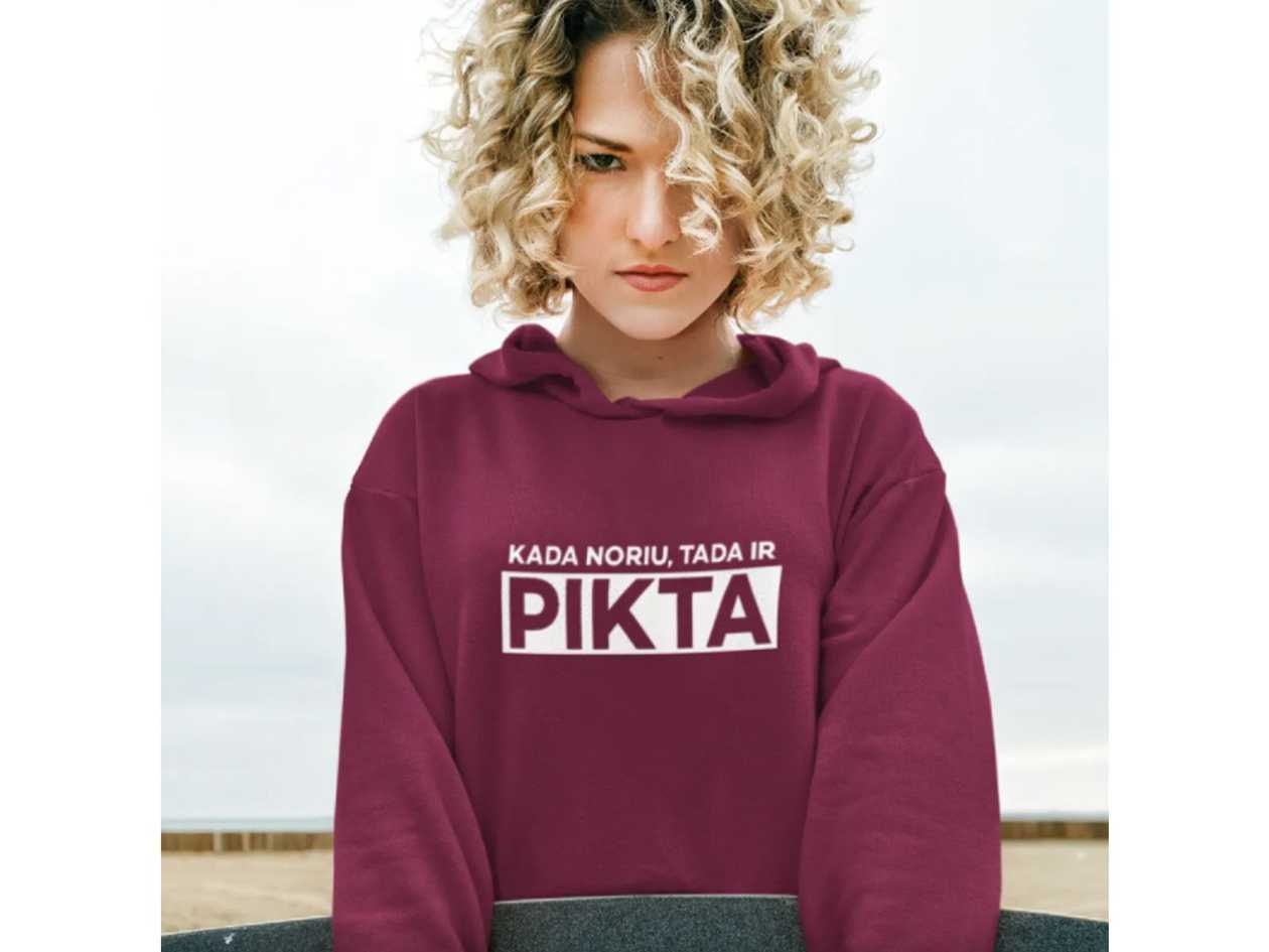 Hooded Sweatshirt "Whenever I Want, I'm Angry"