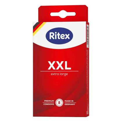 XXL Extra Large Condoms - 8 Pack