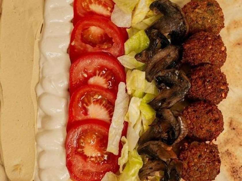 Falafel Veggi with mushrooms