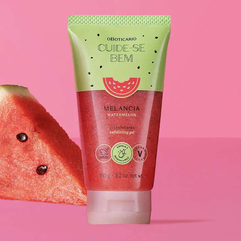 Cuide-se Bem Watermelon Exfoliating Body Gel 150g