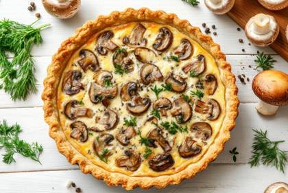 Tarte Individual de Cogumelos