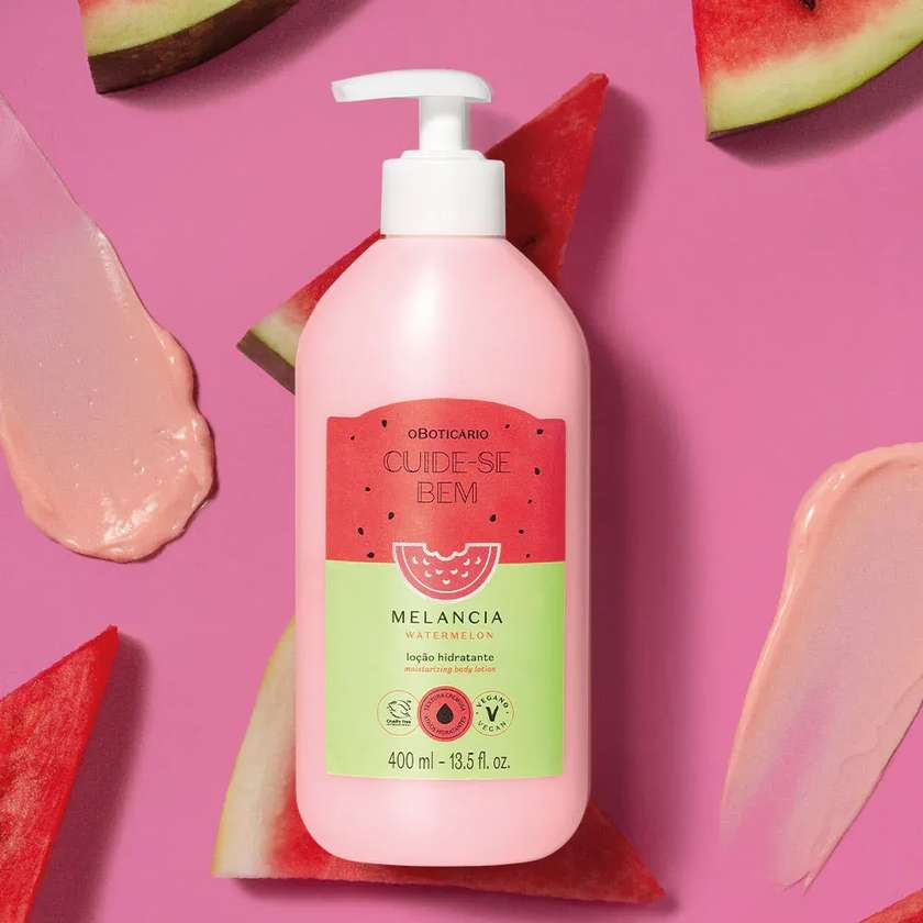 Cuide-se Bem Watermelon Body Moisturizing Lotion, 400ml