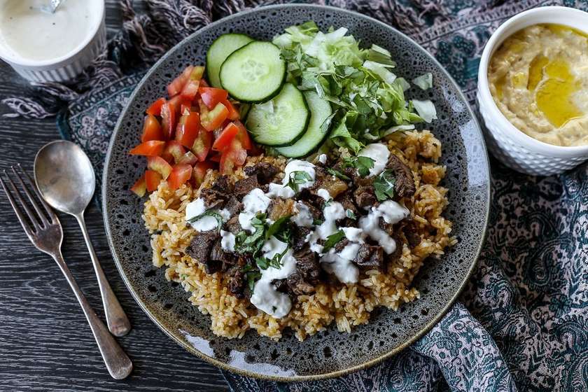 Beef Shawarma Plate