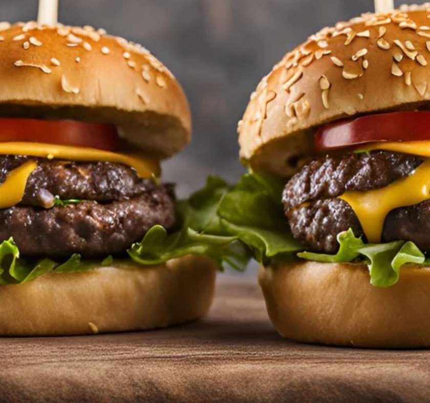Double hamburger