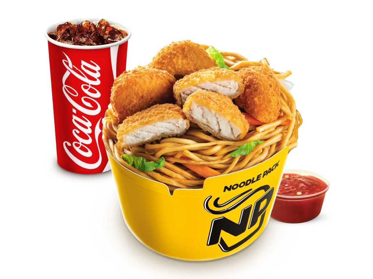 Noodle Pack Nuggets Menu