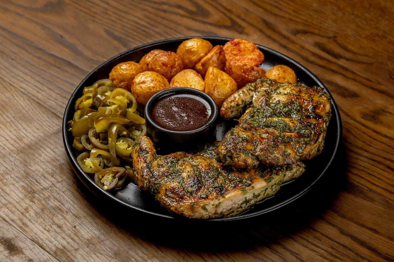 Chicken with Fried New Potatoes