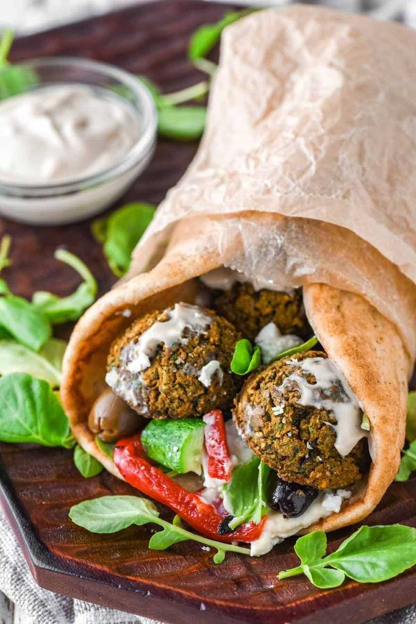 Falafel Wraps Sandwich