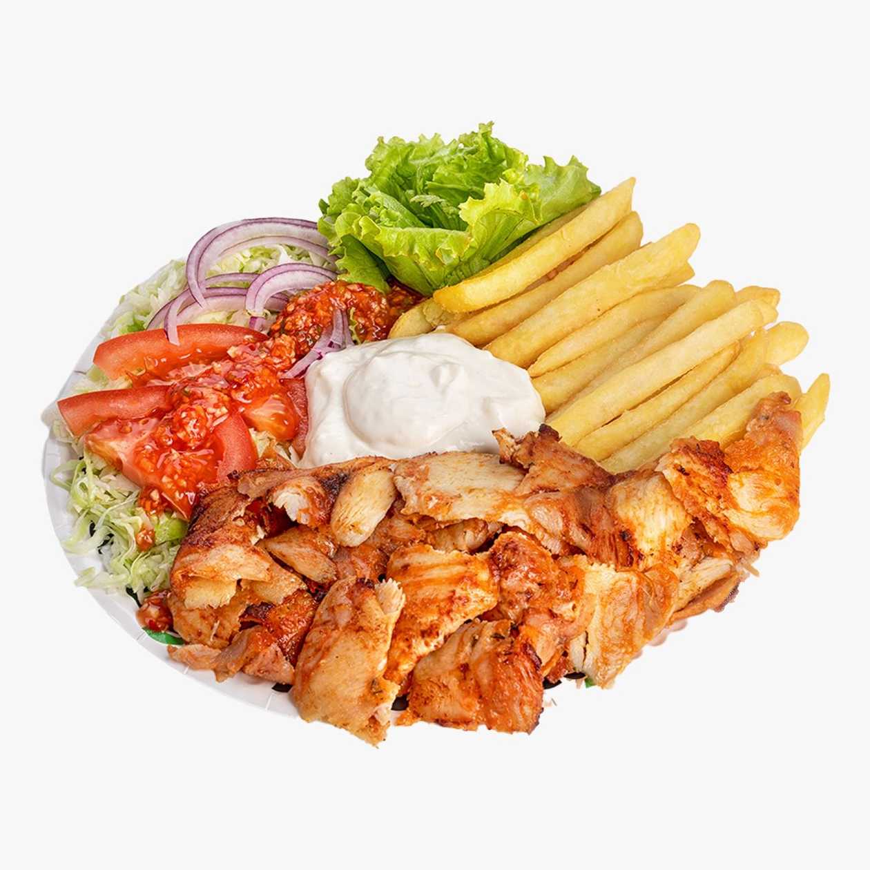 Gyros la Farfurie Hreanaki Vitel-Purcel-Berbecut XXL