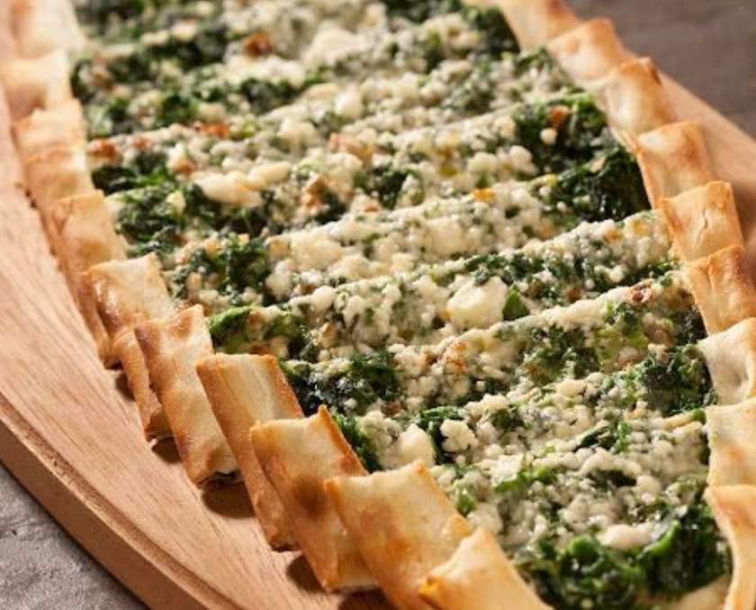 İspanaqlı pide