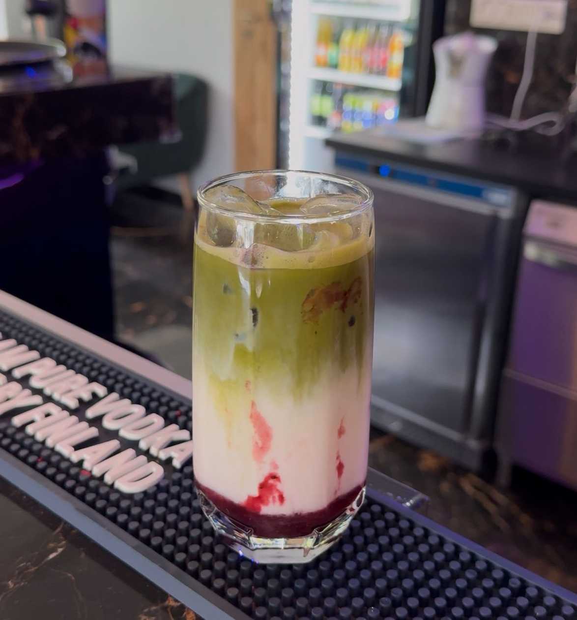Iced Raspberry Matcha