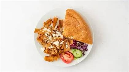 Large kebab plate