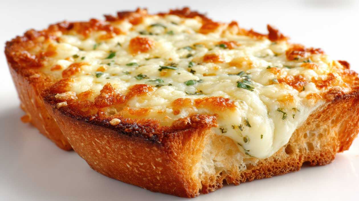 Garlic Bread with cheese and bacon