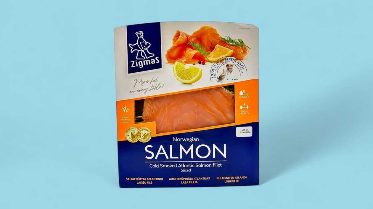 Cold Smoked Golden Zigmas Salmon Fillet 100gr