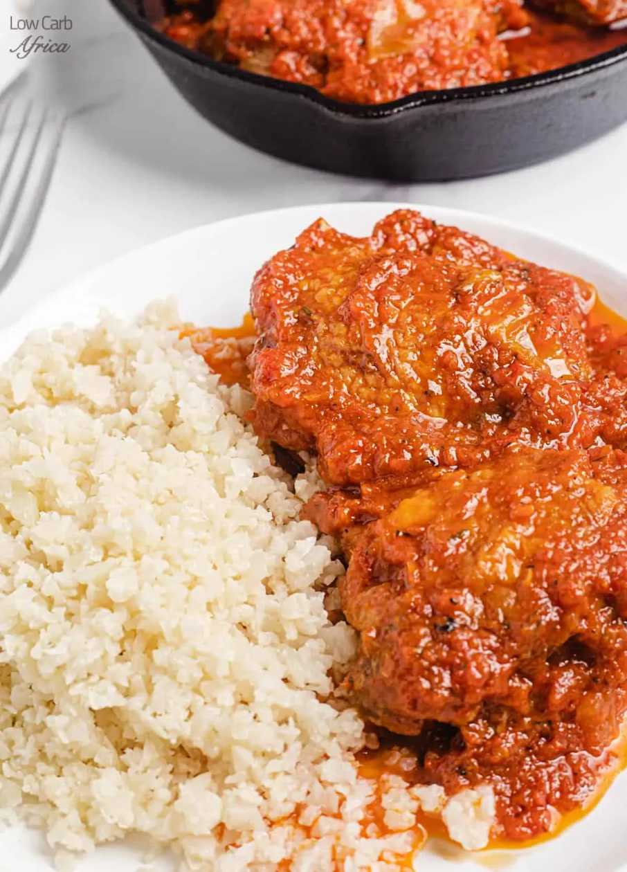 Rice with Turkey wings & stew