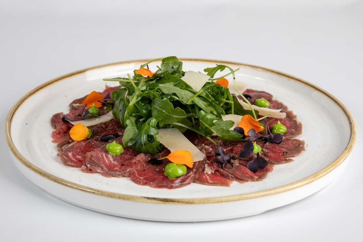 Beef carpaccio