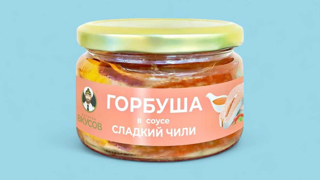 Kapitan Vkusov Pink Salmon in Sweet Chili Sauce 200g