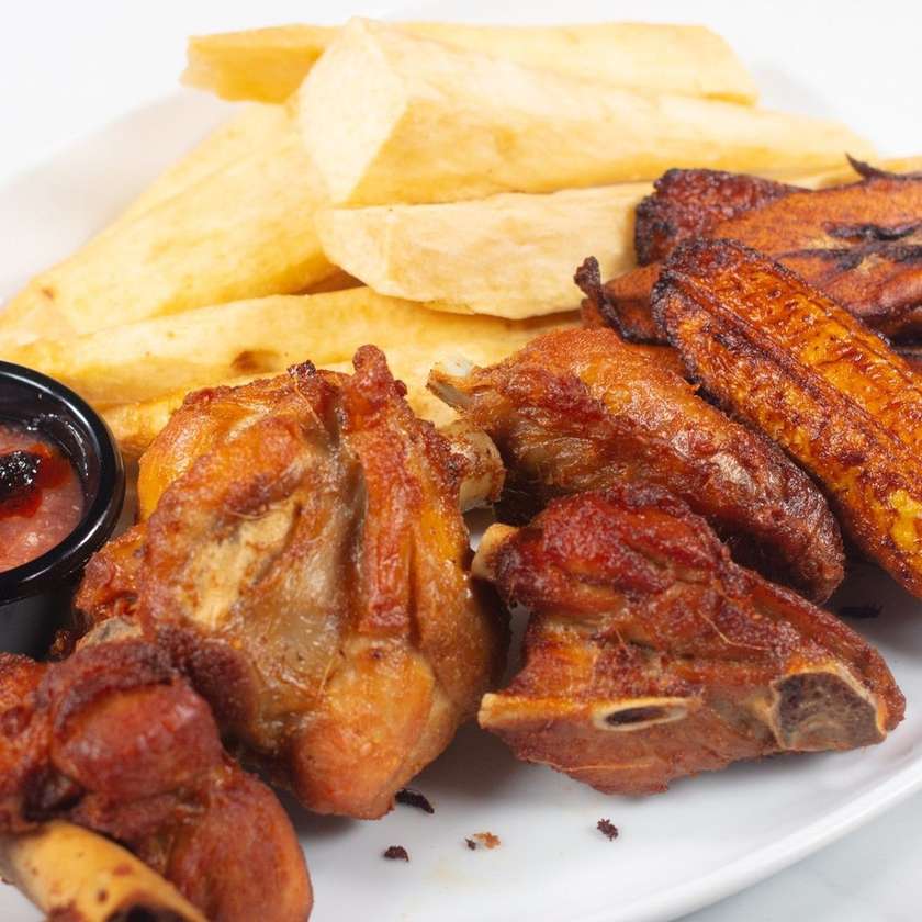 Fried Yam with Tsofi & Pepper