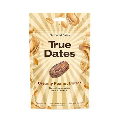 True Dates. Dates with Creamy Peanut Butter flavor. 100 g.