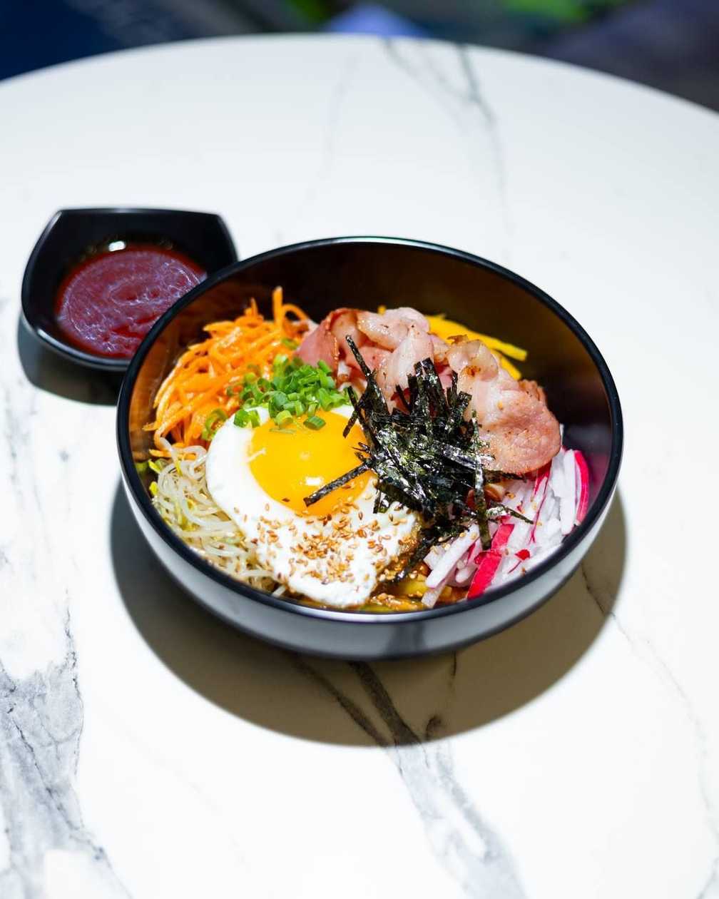 Bibimbap with Bacon