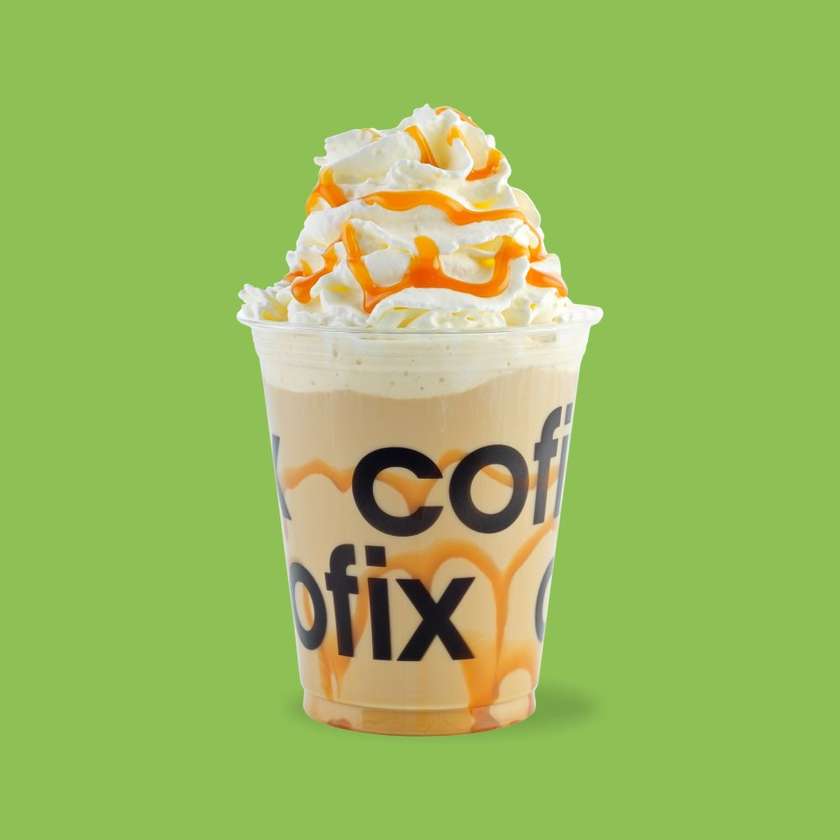 Iced French Caramel Latte M