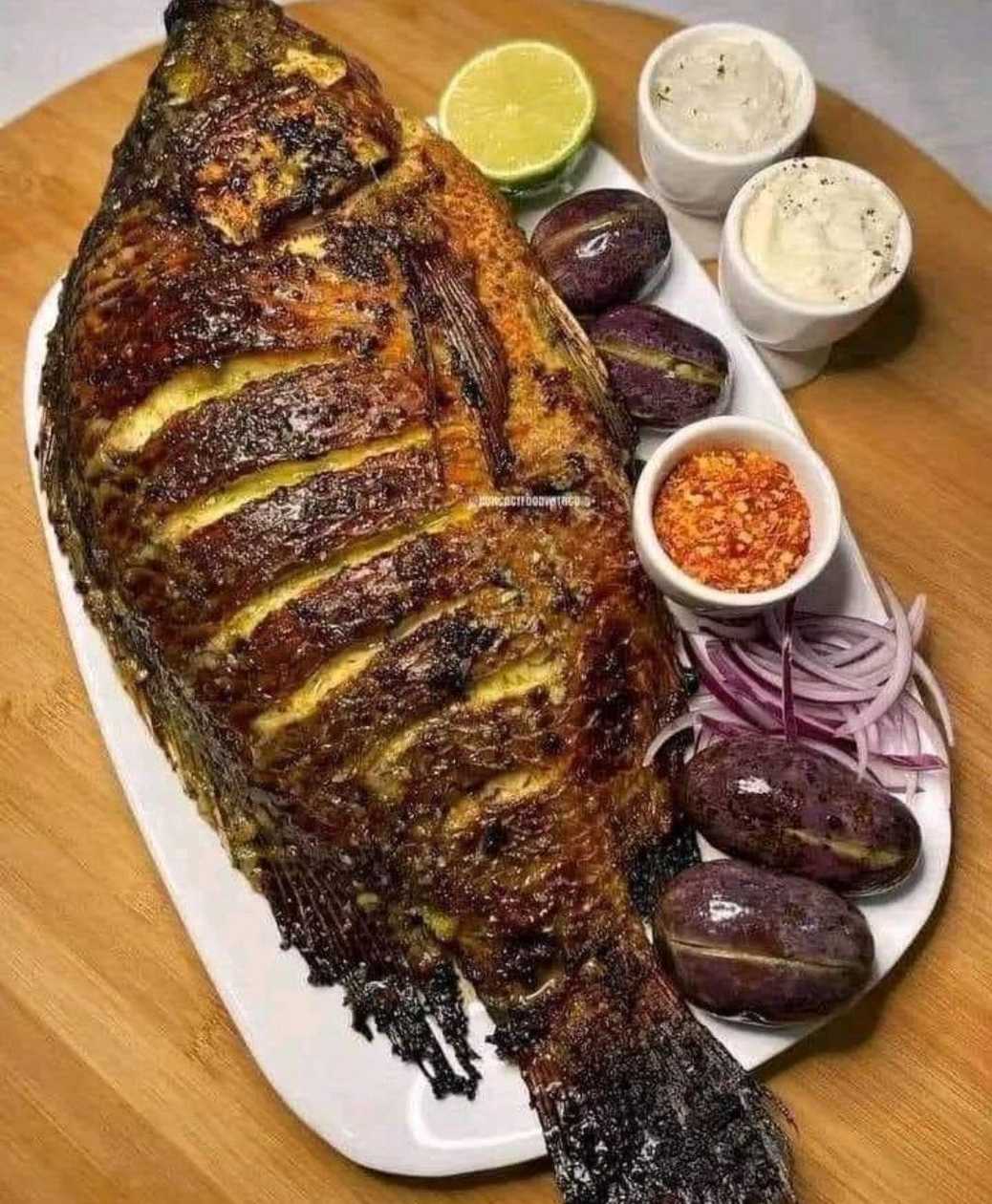 whole fish dry