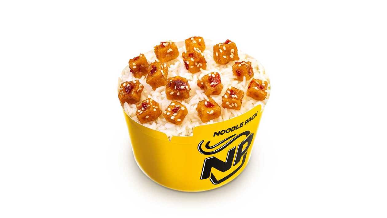 Orez cu tofu lipicios