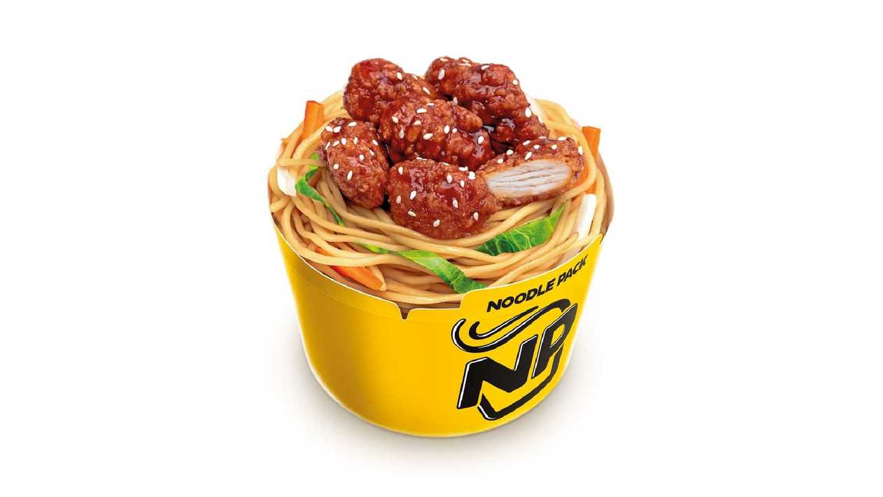 Pachet de Noodles cu Pui Crocant la Grătar