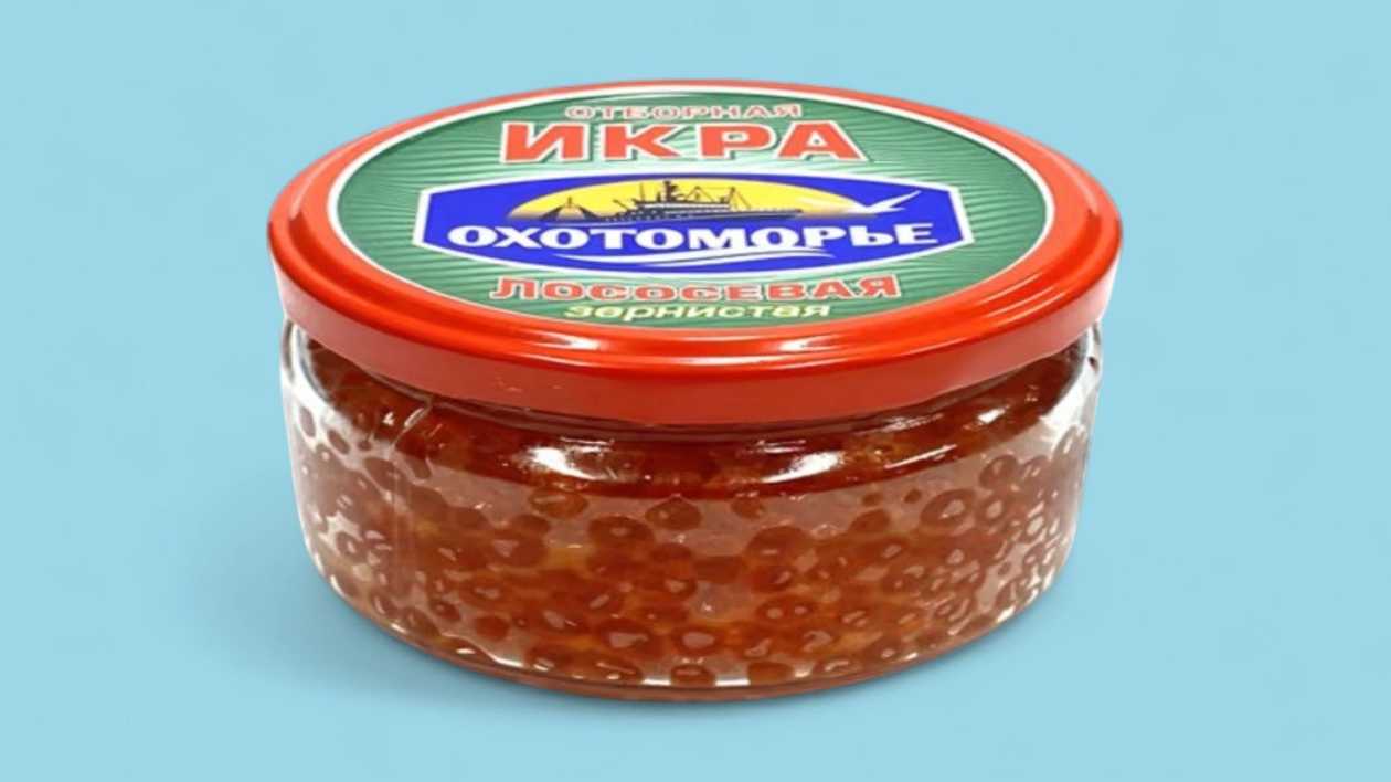 Granular Keta Salmon Caviar 200gr from Okhotomorye