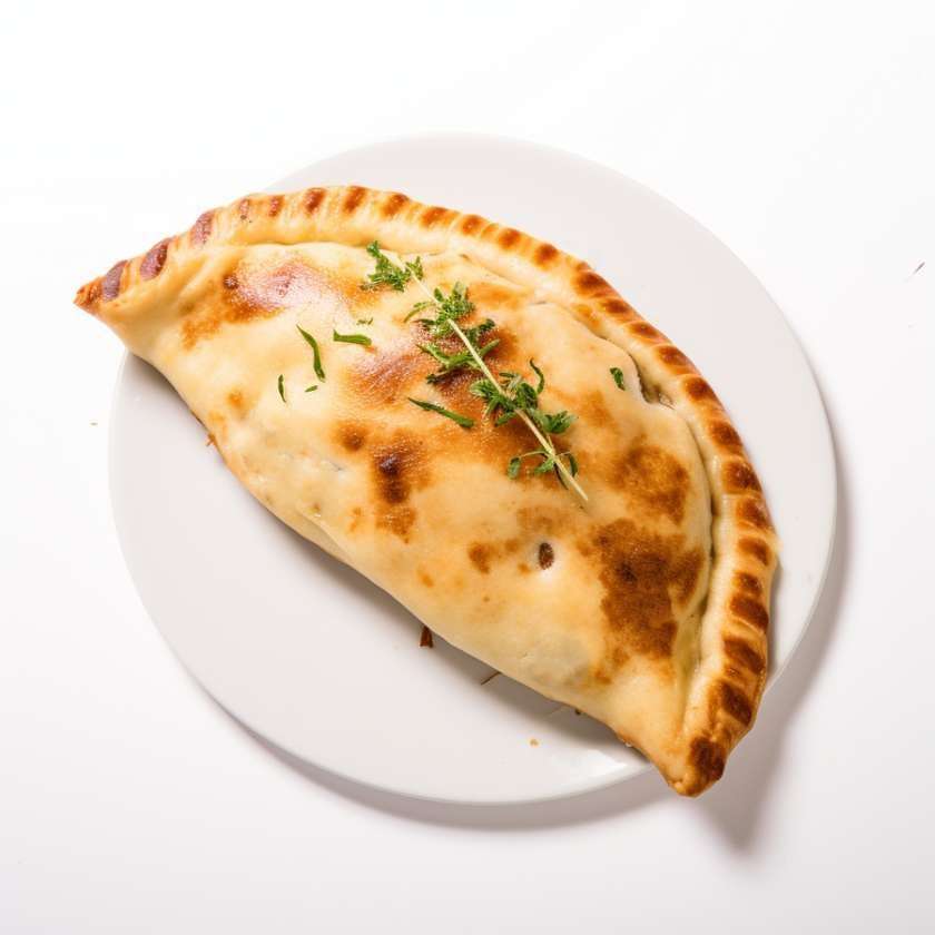 Calzone with ham
