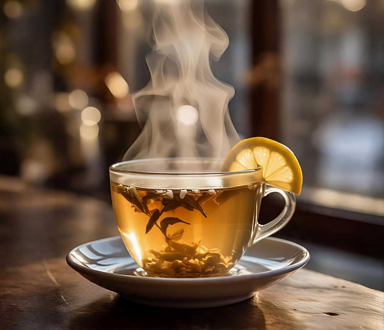 Hot Ginger Drink with Honey