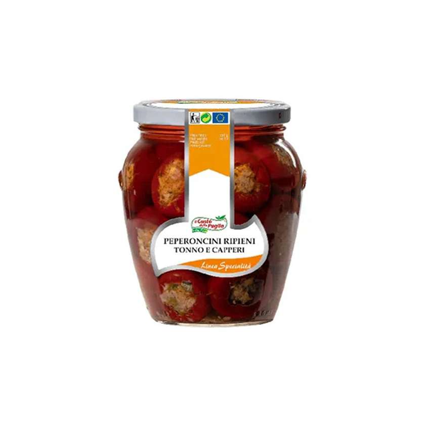 Il Gusto della Puglia Stuffed Chili Peppers with Tuna and Capers