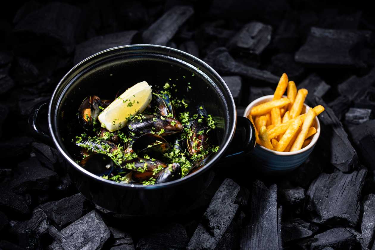 Mussels in White Wine Sauce