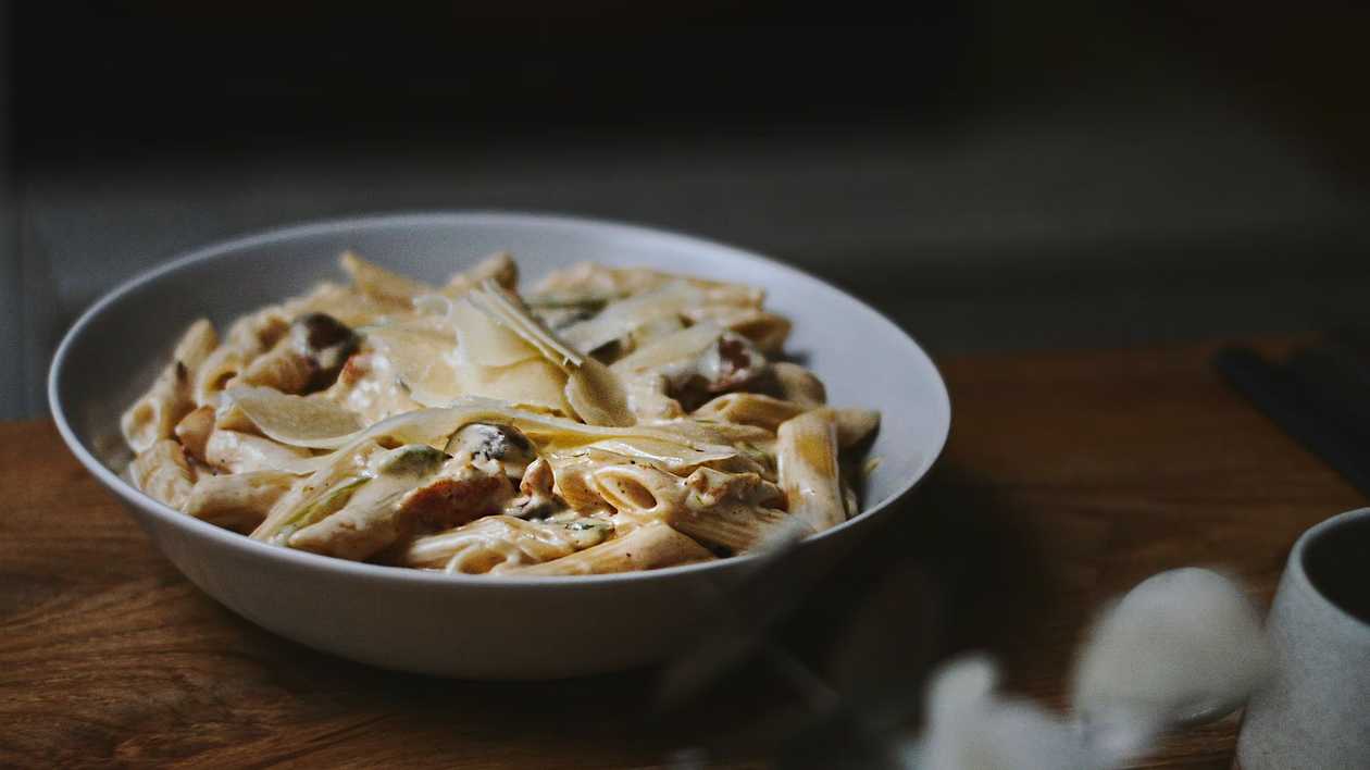 Pasta With Chicken & Asparagus