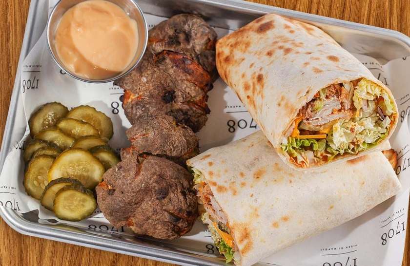 Wrap із печеним ребром