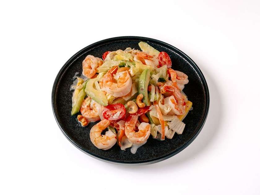 Thai Papaya Salad With Prawns 🌶🌶