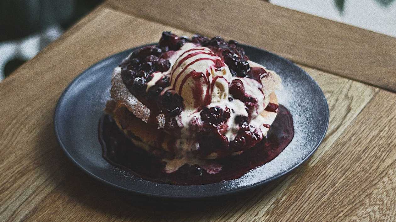 Pancakes With Forest Fruits
