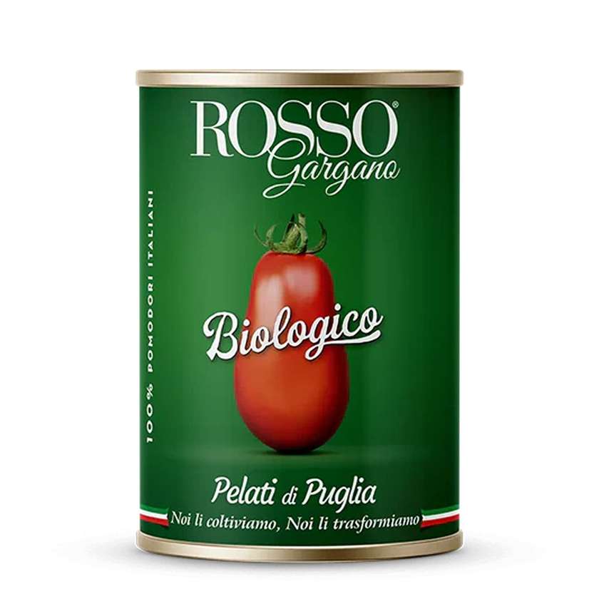 Rosso Gargano Peeled Tomatoes from Puglia - Organic