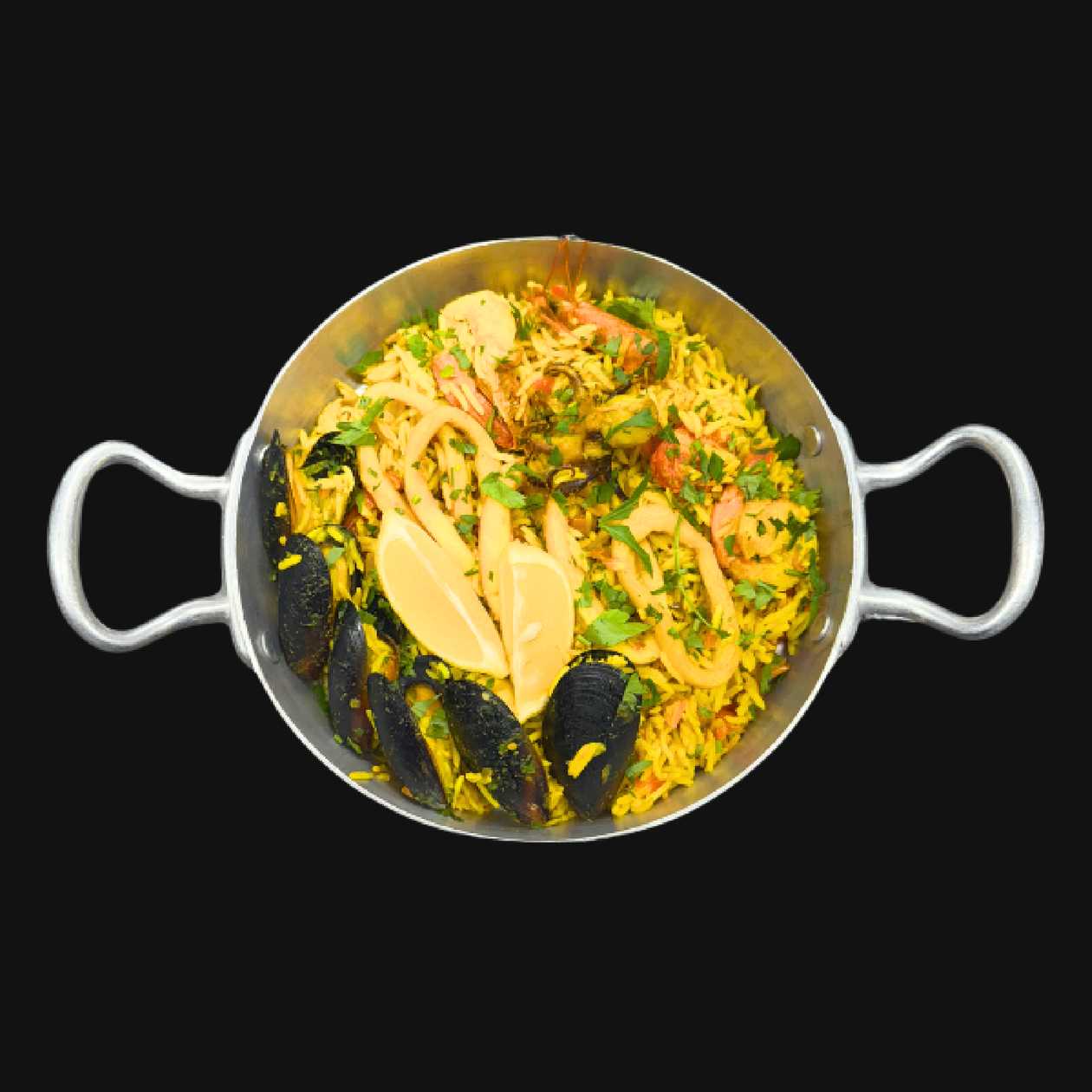 PAELLA CU FRUCTE DE MARE