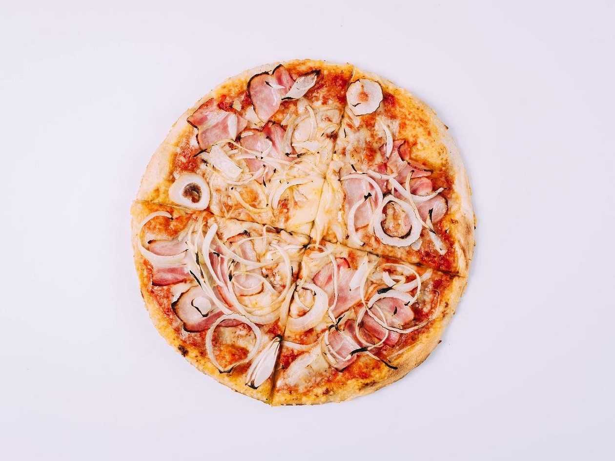 BEZLEPKOVÁ SLANINOVÁ pizza