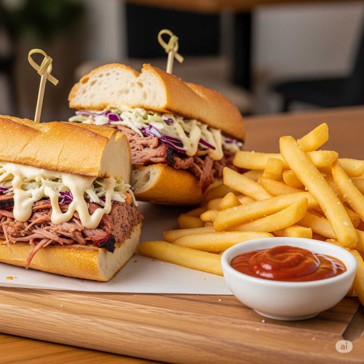 Pulled pork sandwich Combo