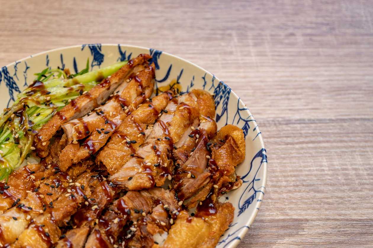 Kachní maso v teriyaki omáčce