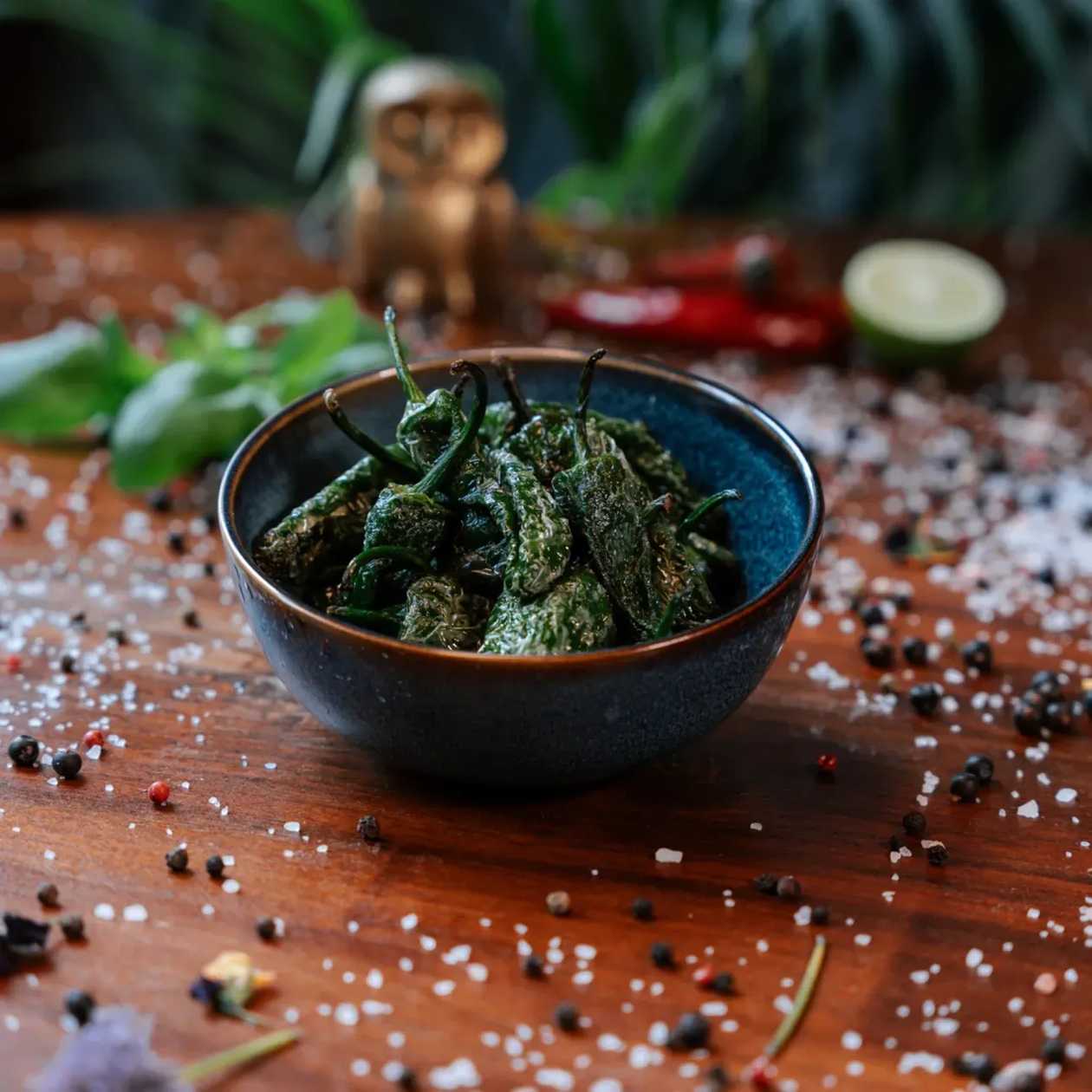 Fried Padrón Peppers