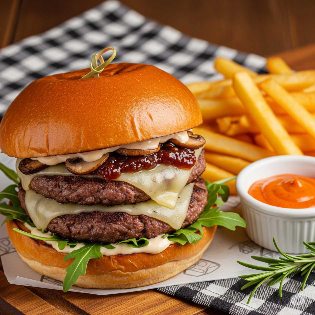 Swiss burger Combo