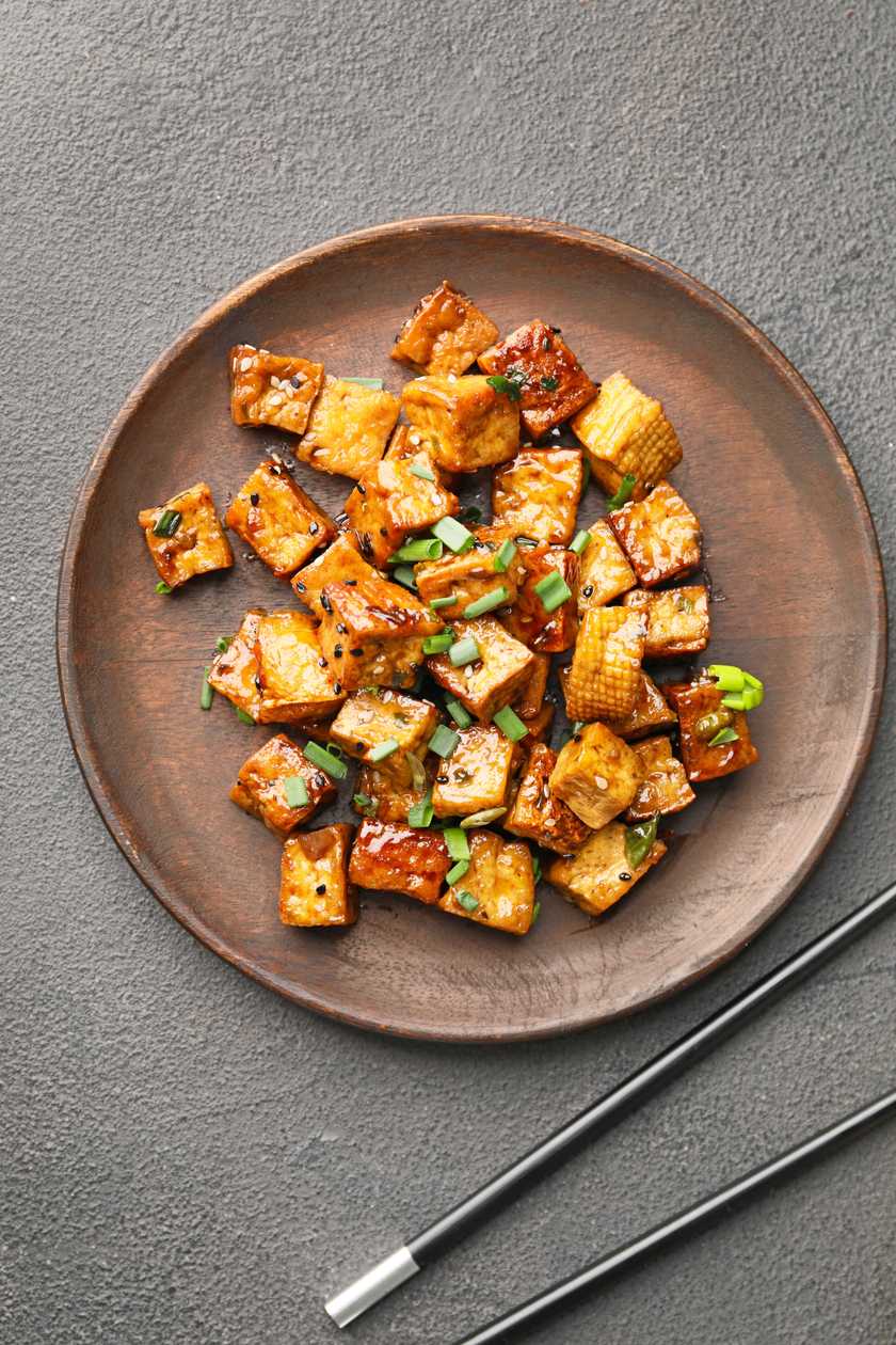 Stir-fried tofu