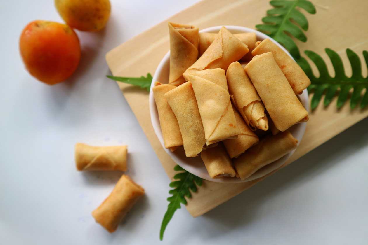 Mini rolls appetizer