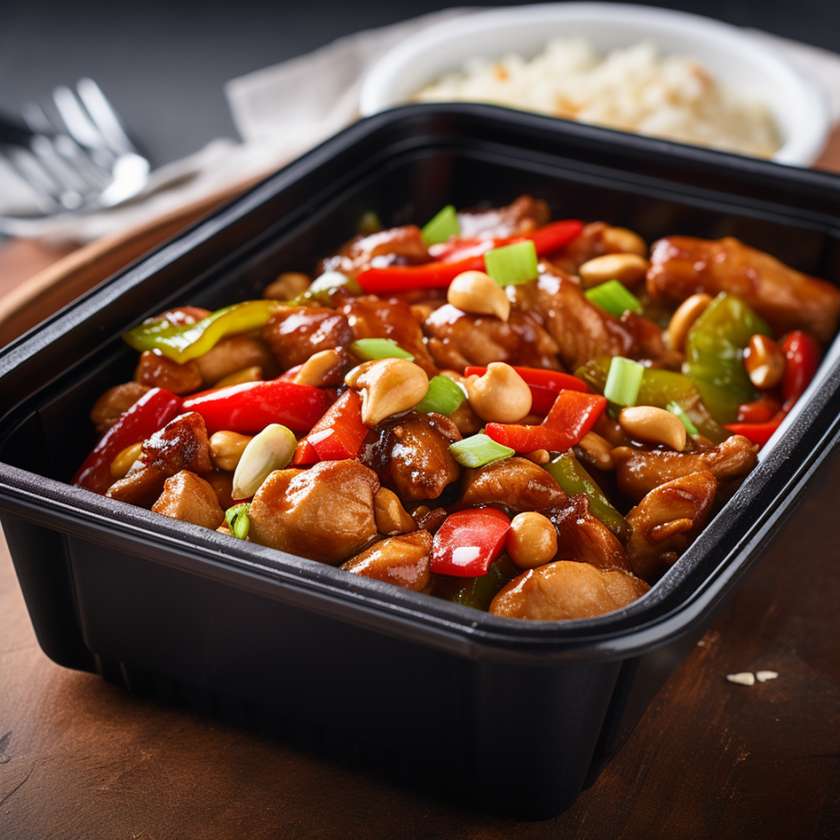 Kungpao with rice