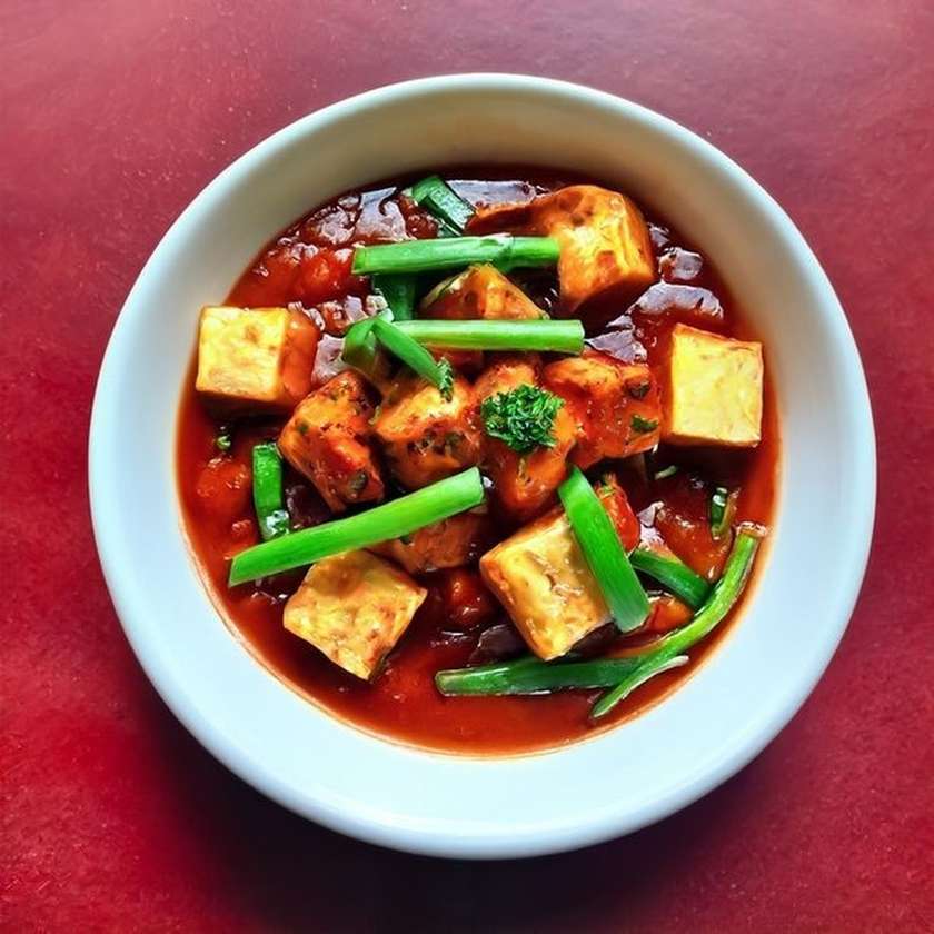 Tofu & yellow Broccoli 6