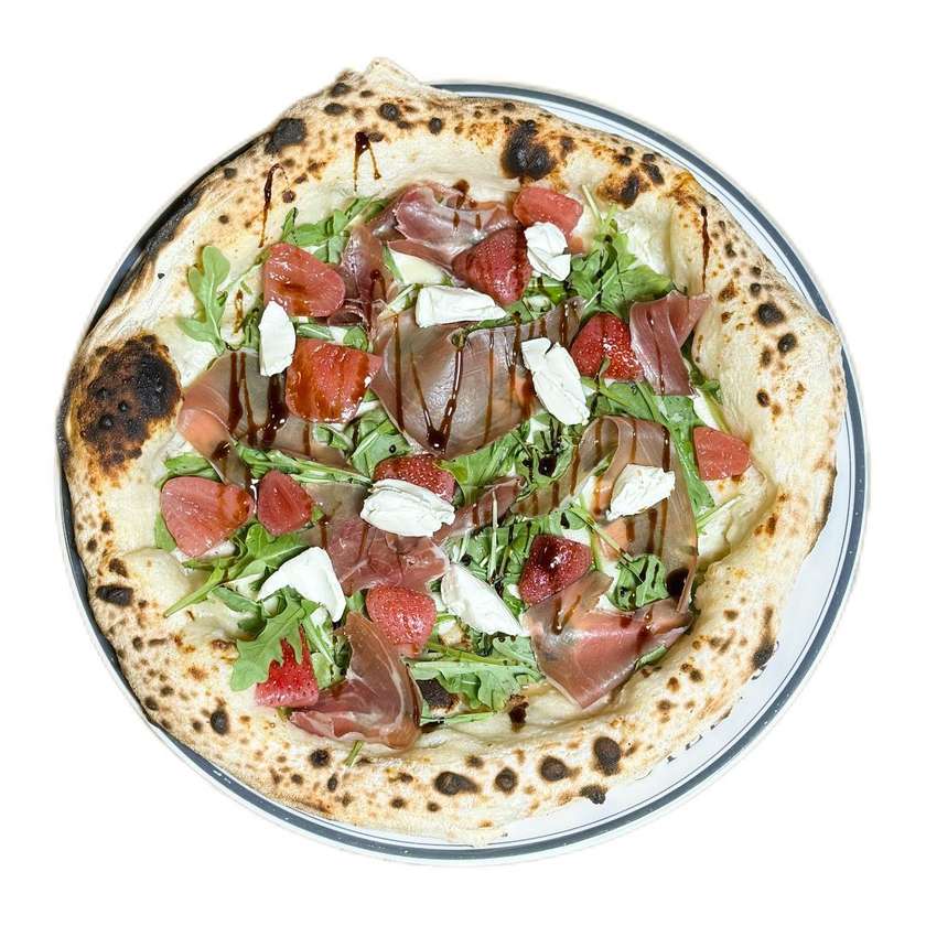 Pizza z truskawkami