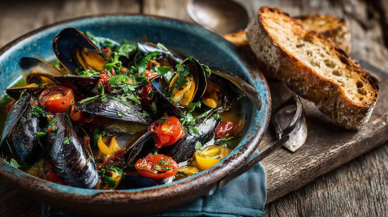 Spicy mussels