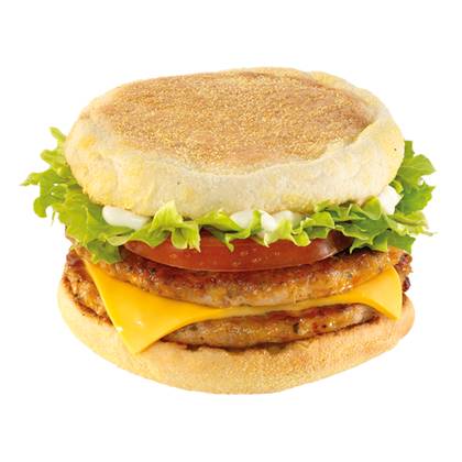 MCMUFFIN FRESH DUBLU  SENDVIS CU PORC, LEGUME 199G